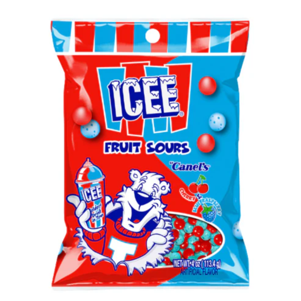 ICEE Fruit Sours 4oz -  12ct