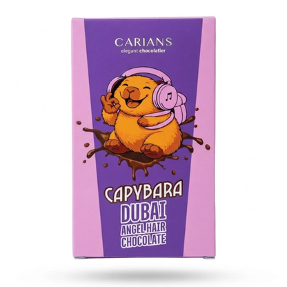 Carians Capybara Angel Hair Chocolate Bar 2.65oz 12ct