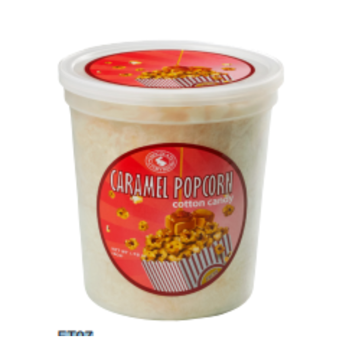 Caramel Popcorn Cotton Candy 1.75oz - 12ct