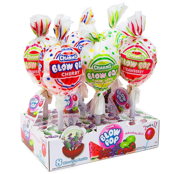 Charms Giant Blow Pops - 6ct