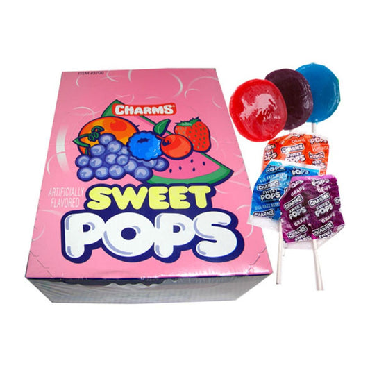 Charms Sweet Lollipops 0.63oz - 48ct