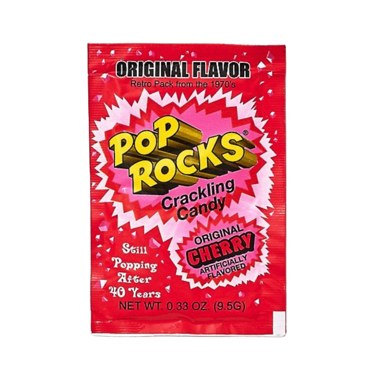 Pop Rocks Cherry Popping Candy .33oz - 24ct – I Got Your Candy