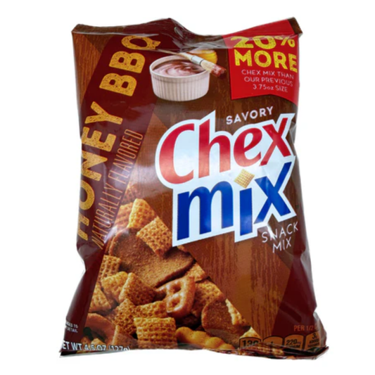 Chex Mix Snack Mix Honey BBQ Savory 4.5oz 8ct
