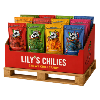 Lily's Chilies Chili Mango Belts Candy 4oz 24ct