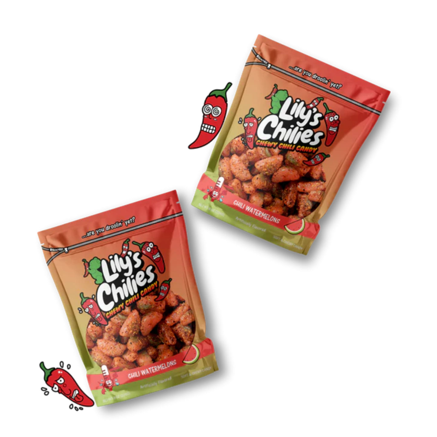 Lily's Chilies Chili Watermelon Gummies Candy 4oz 24ct