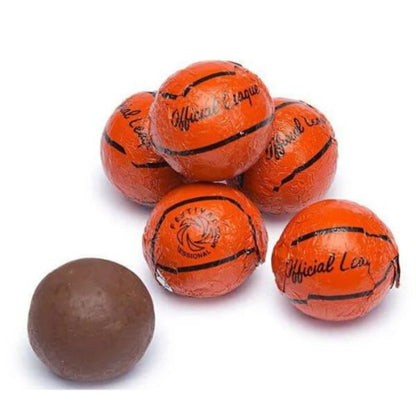 Chocolate Foil Basketballs 30lb