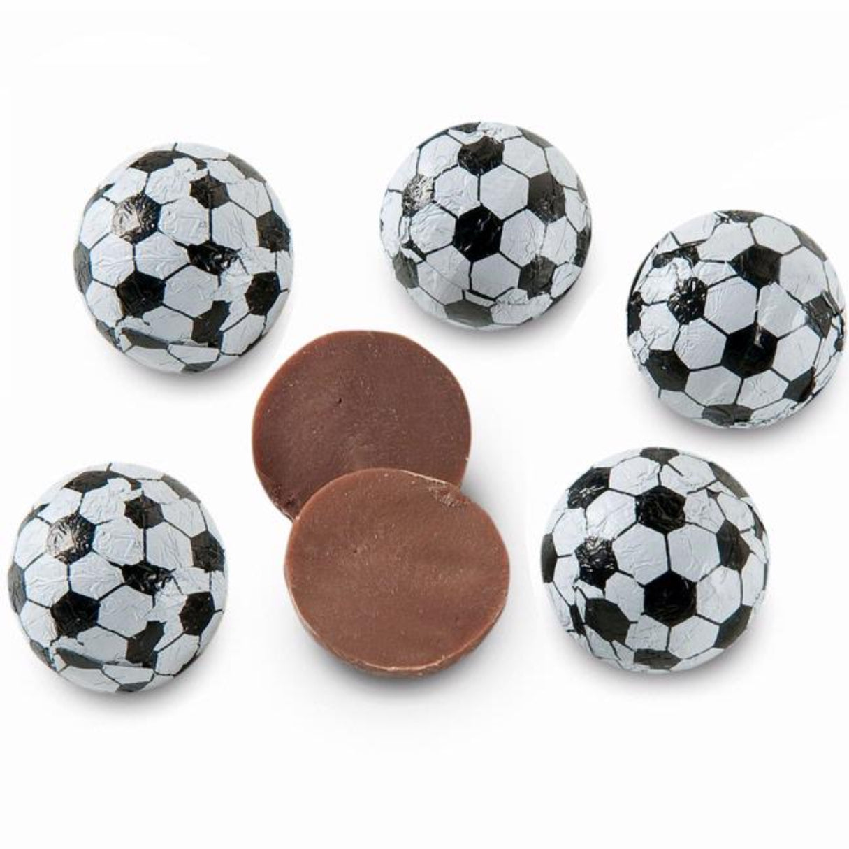Chocolate Foil Soccer Balls 30lb
