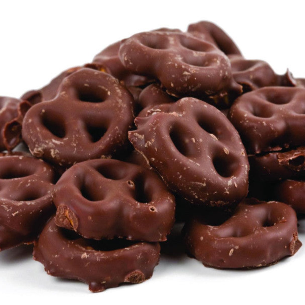 Milk Chocolate Covered Pretzels Micro Mini Bulk - 17lb