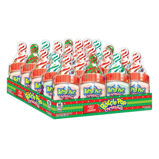 Bazooka Baby Bottle Pop Christmas 0.85oz - 20ct