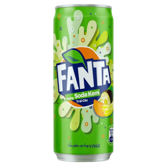Coca-Cola Fanta Cream Soda (Vietnam) 320ml 24ct