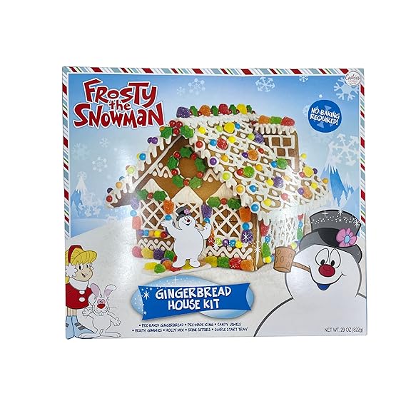 Frosty the Snowman Gingerbread House Kit 29oz - 6ct