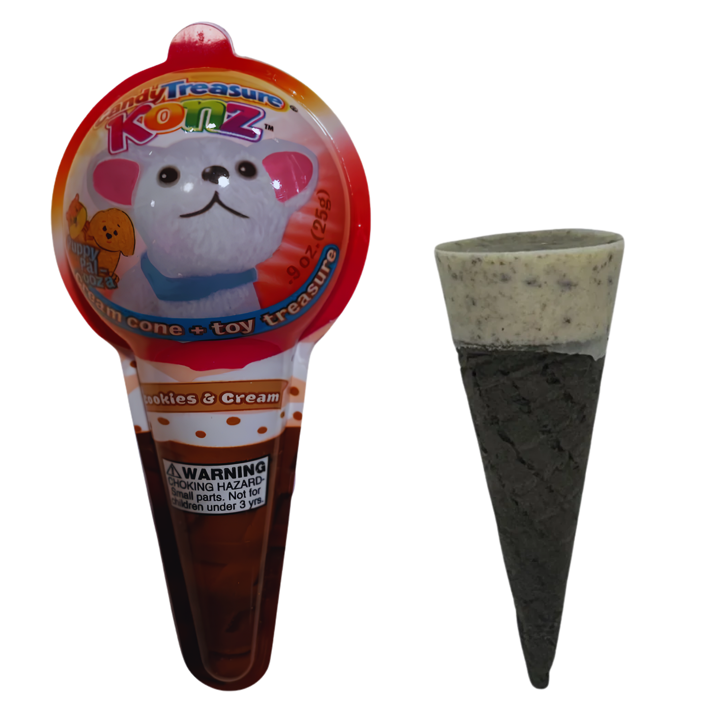 Cookies & Cream Cone with Toy Tray .9oz 10ct