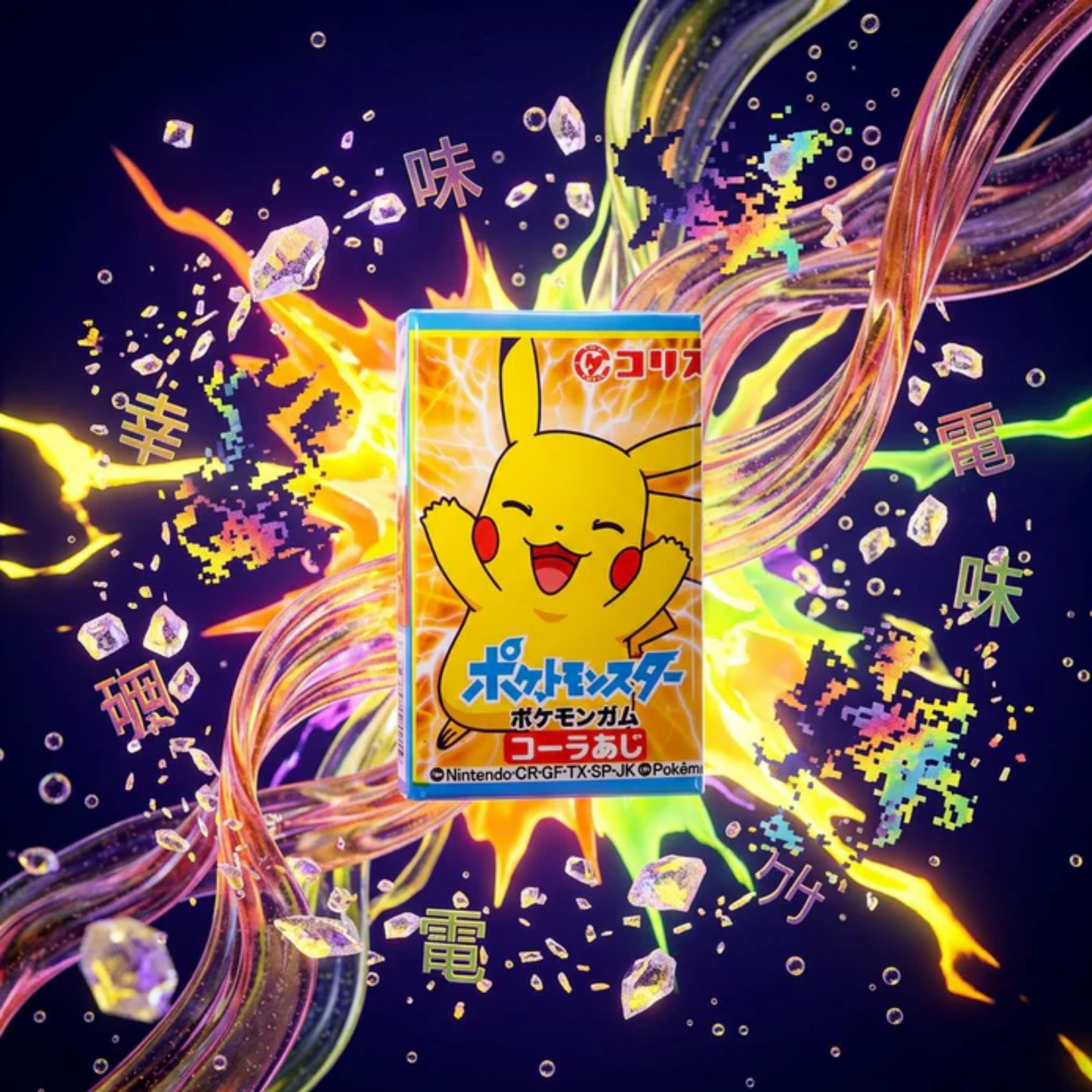 Coris Pokemon Gum 0.1oz 55ct