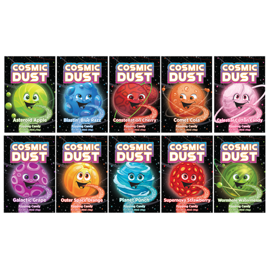 Cosmic Dust Popping Candy Assorted 0.35oz 256ct