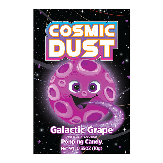Cosmic Dust Popping Candy Galactic Grape 0.35oz - 256ct