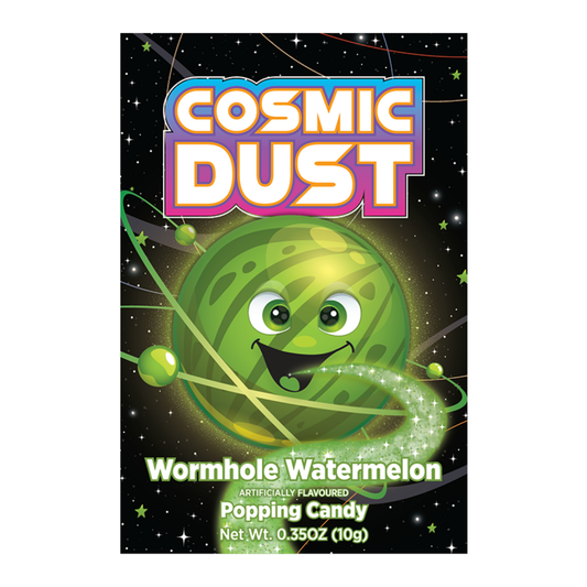 Cosmic Dust Popping Candy Wormhole Watermelon 0.35oz - 256ct