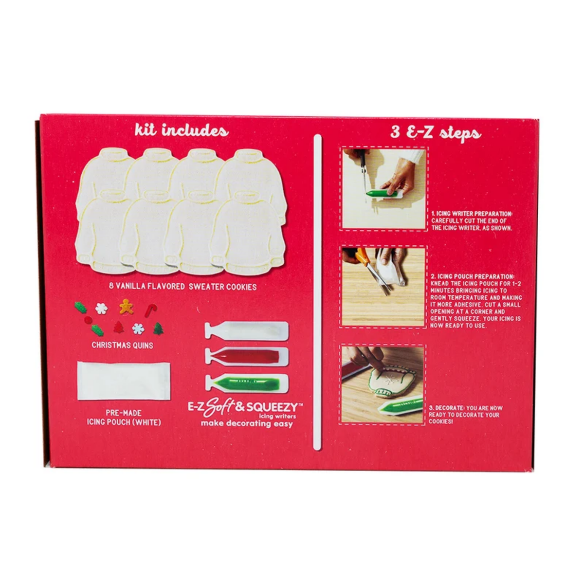 Create-A-Treat Ugly Sweater Cookie Kit 14.3oz 6ct