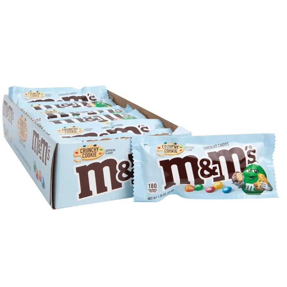 M&Ms, Chocolate Crispy Candy, 1.35 Oz, 24 Ct