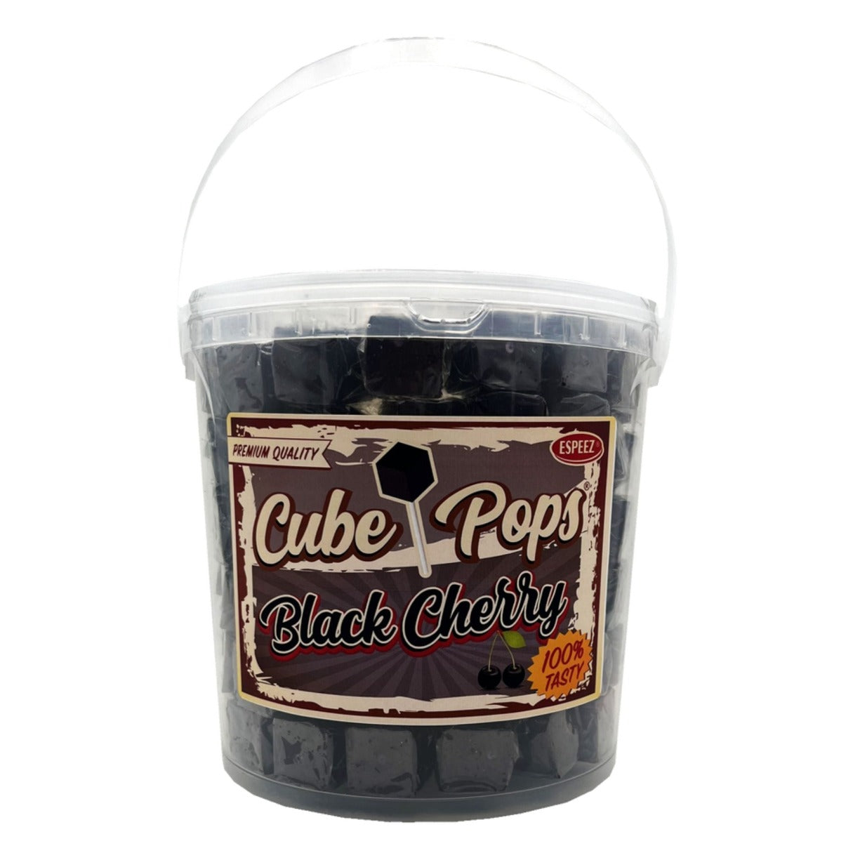 Espeez Cube Pops Black Cherry Jar - 100ct