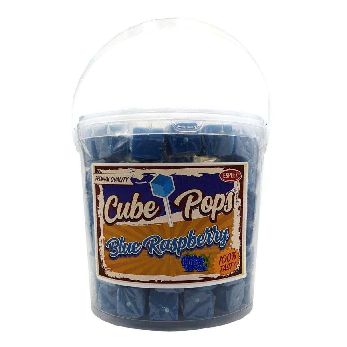 Espeez Cube Pops Blue Raspberry Jar - 100ct