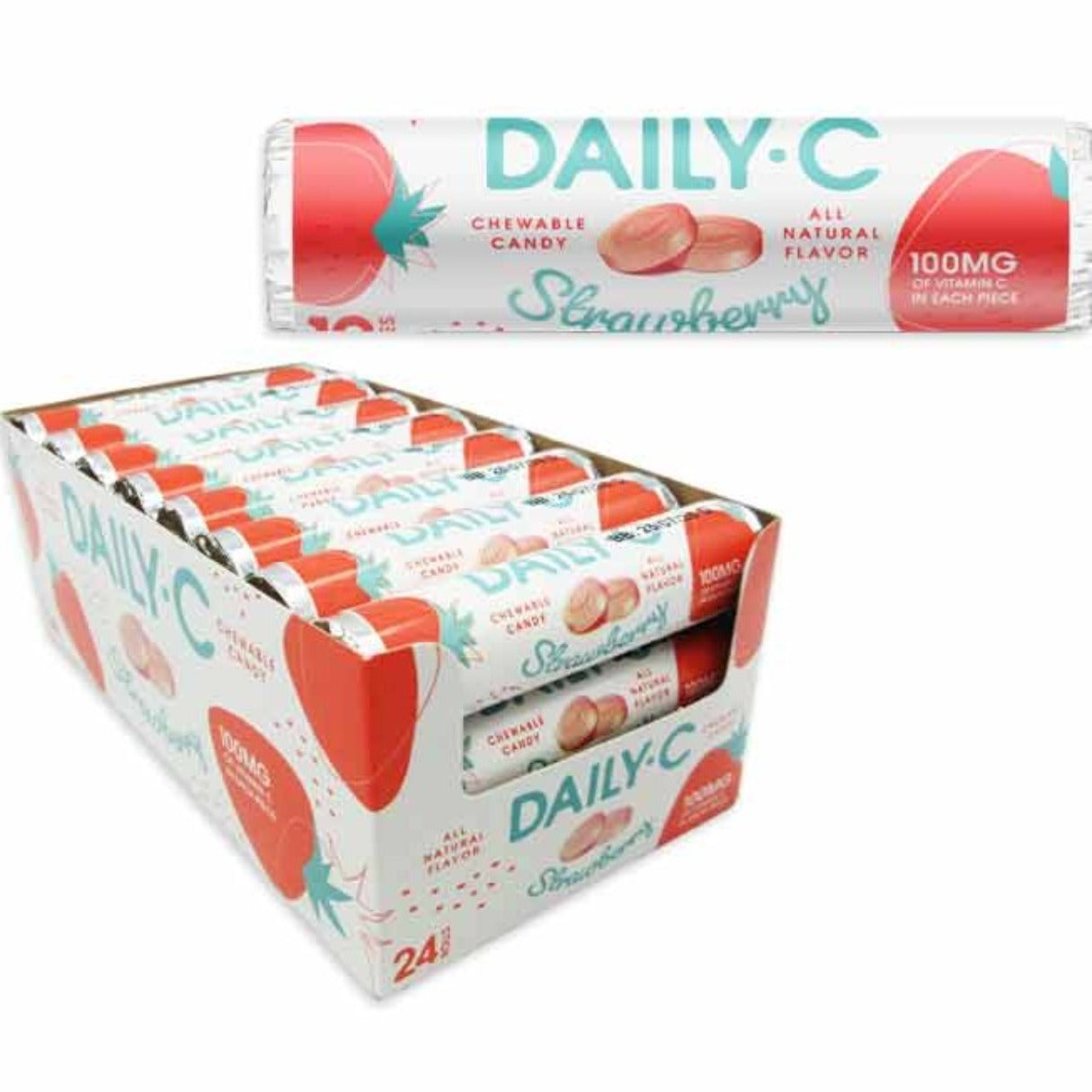Daily-C Strawberry 1.3oz - 24ct