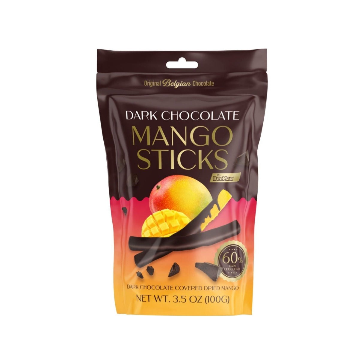 Dark Chocolate Covered Mango Sticks 3.5oz 12ct I Got Your Candy