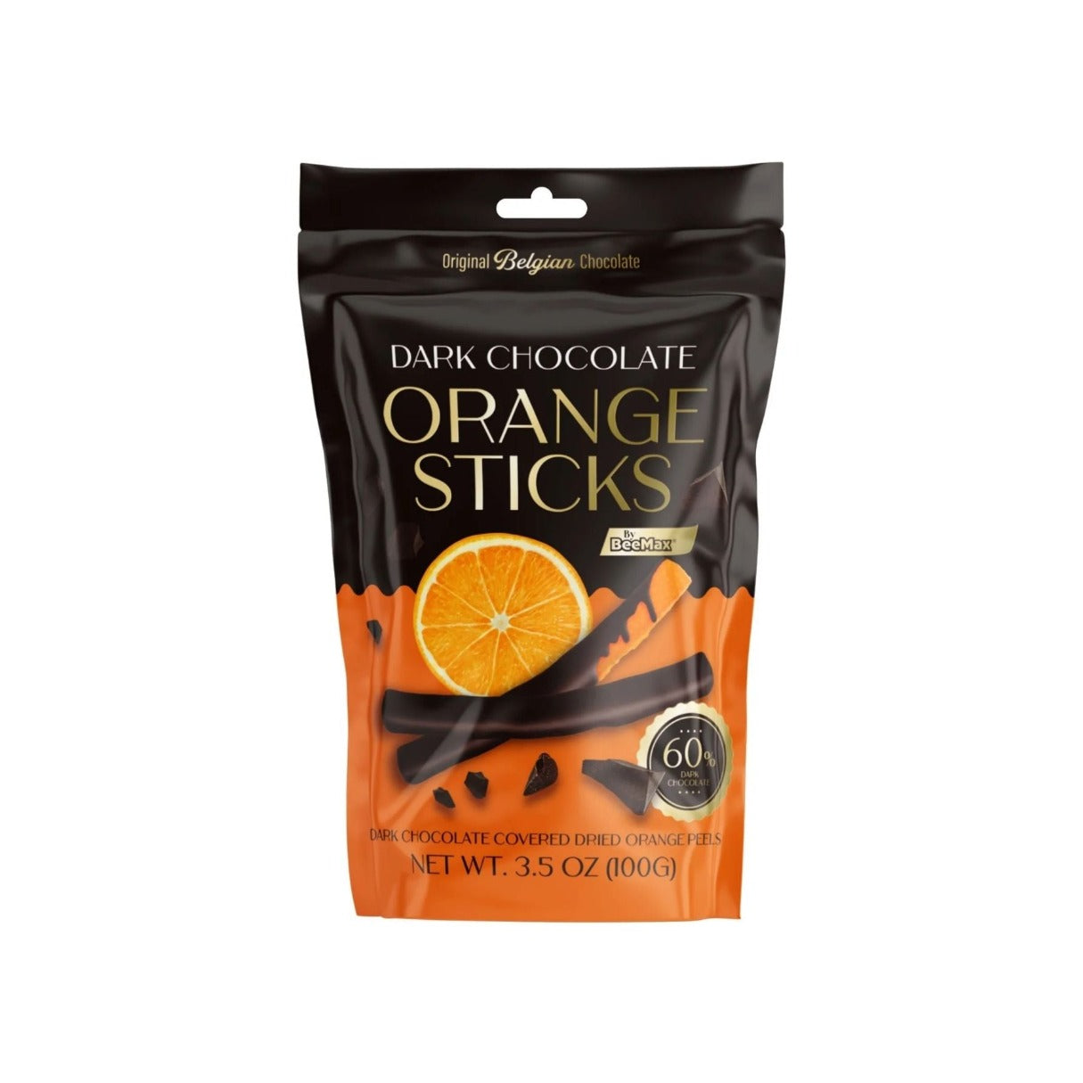 Beemax Dark Chocolate Covered Orange Sticks 3.5oz - 12ct – I Got