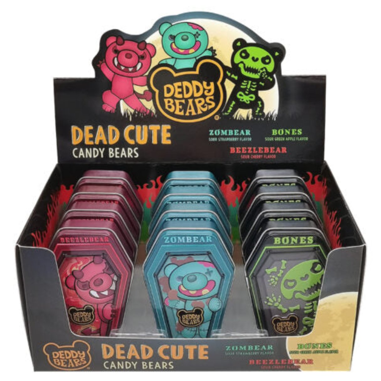 Deddy Bears Dead Cute Candy Bears Tin 1.2oz - 12ct