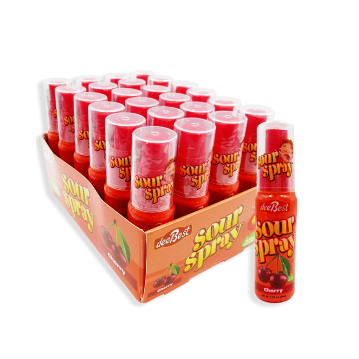 Dee Best Sour Spray Cherry .85oz - 24ct