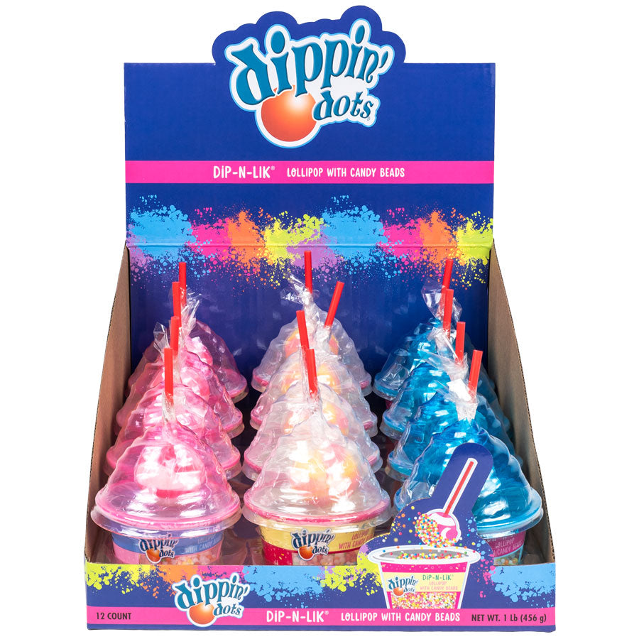 Koko's Dippin' Dots Dip-N-Lik Display 1.34oz - 96ct