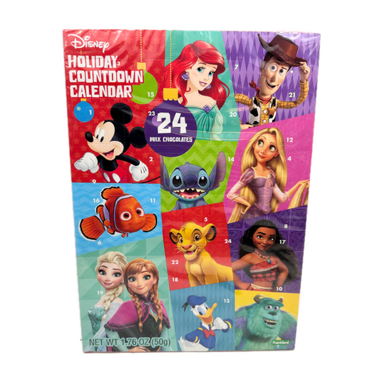 Disney Chocolate Advent Calendar 1.76oz - 12ct