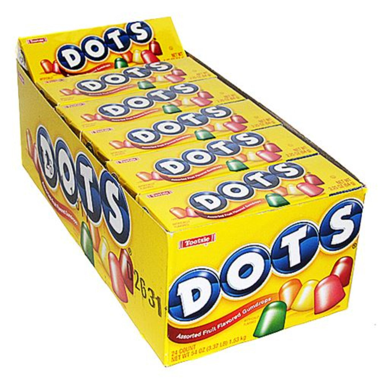 Dots Assorted Fruit Flavored Gumdrops Theater Box 2.25oz - 24ct