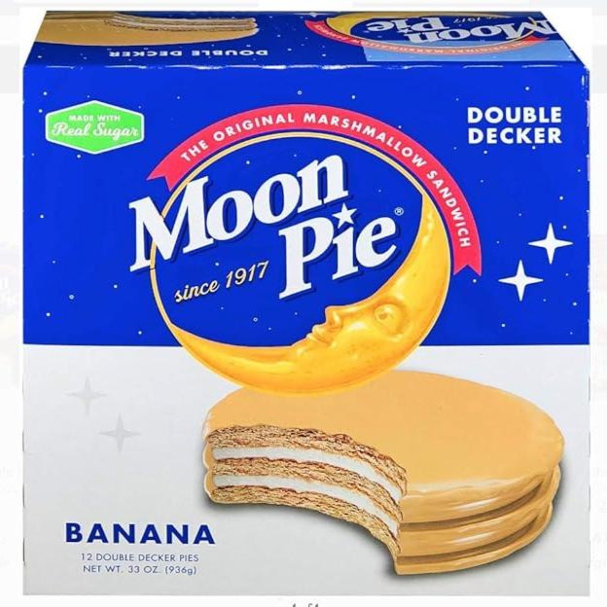 Double Decker Banana Moon Pie 2.75oz