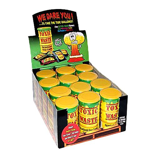 Toxic Waste Candy Drums 1.75oz - 12ct