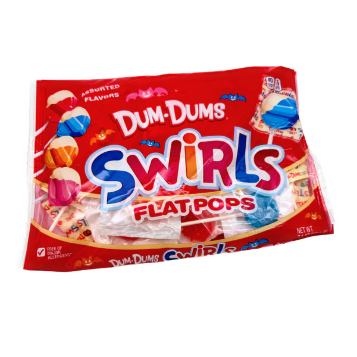 Dum Dums Swirls Flat Pops 7.1oz - 12ct