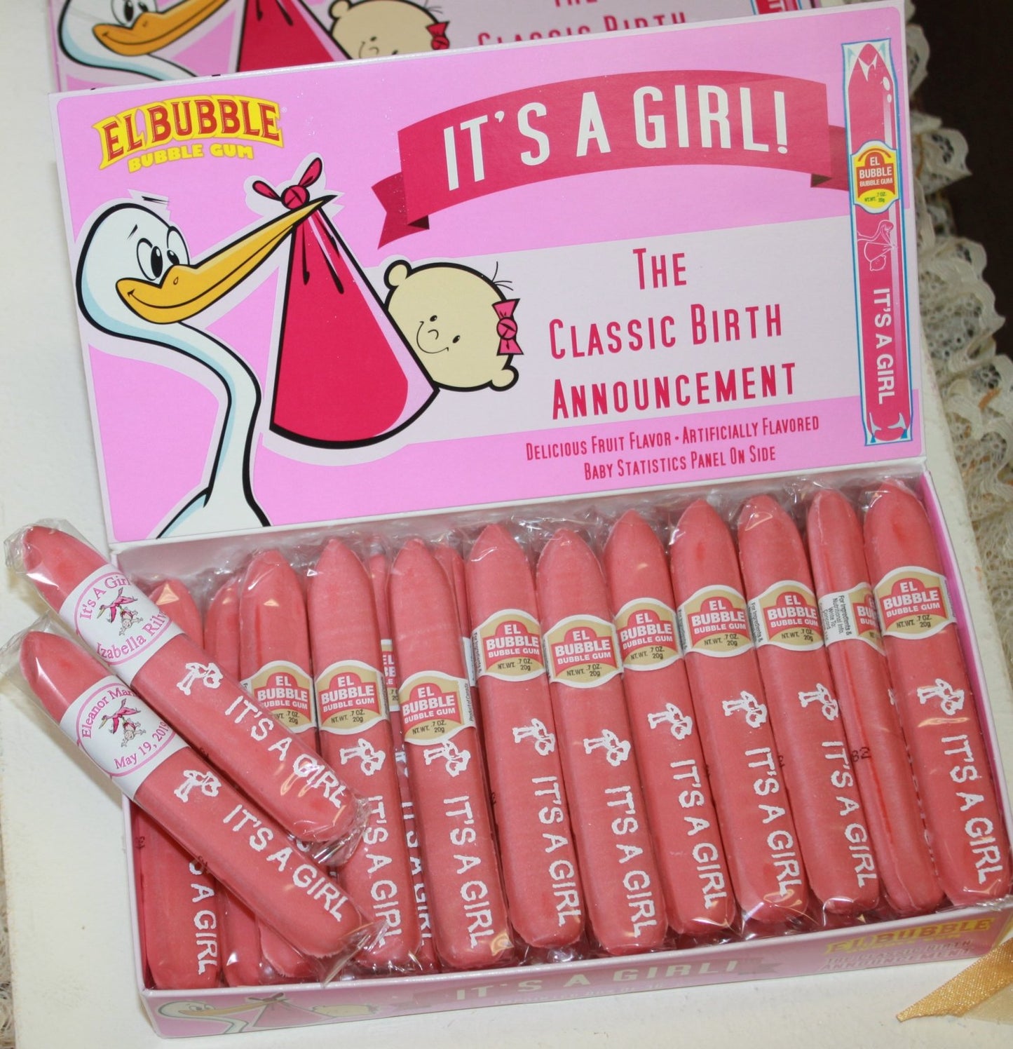 El Bubble Bubble Gum It's a Girl Cigars - 36ct