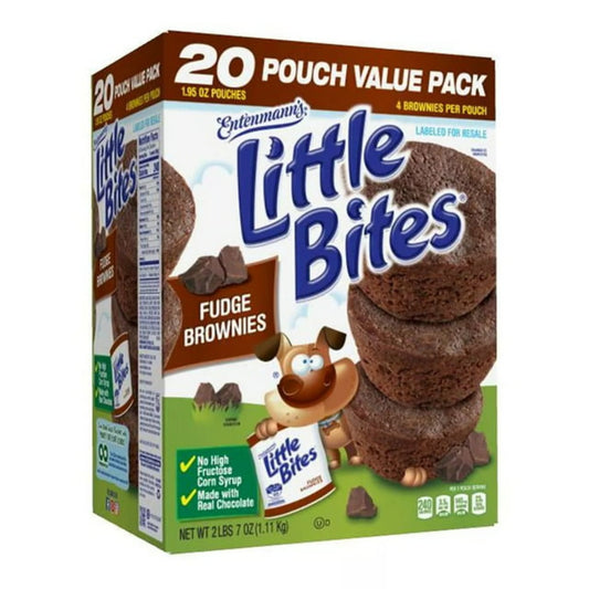 Entenmann's Little Bites Fudge Brownie 7oz - 20ct