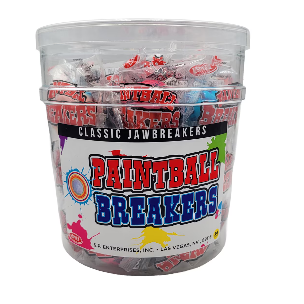 Espeez Paintball Breakers Jawbreakers Tub 2.43oz 24ct