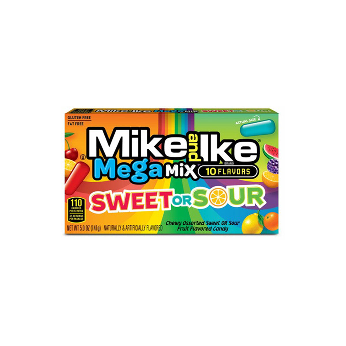 Mike & Ike Sweet or Sour Megamix 4.25oz - 12ct