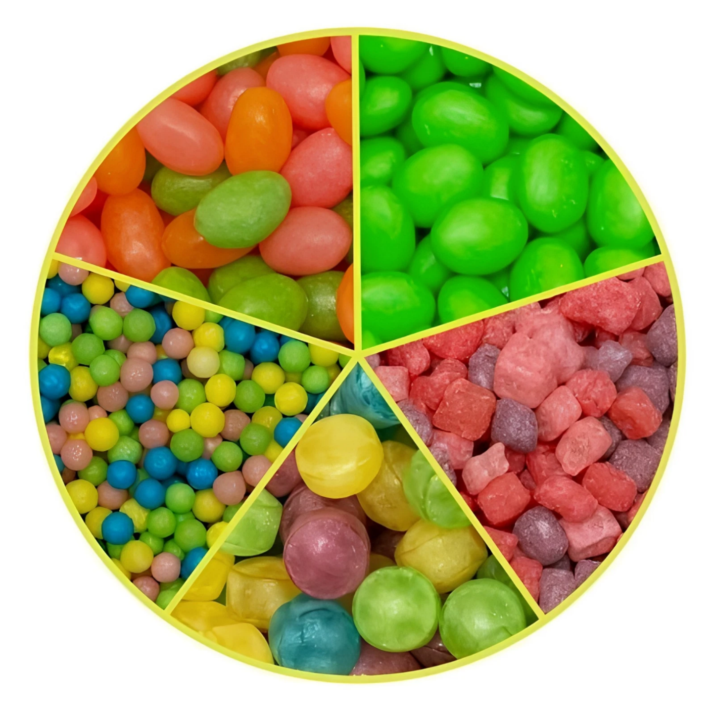 Face Twisters Sour Candy Challenge 1.76oz 6ct