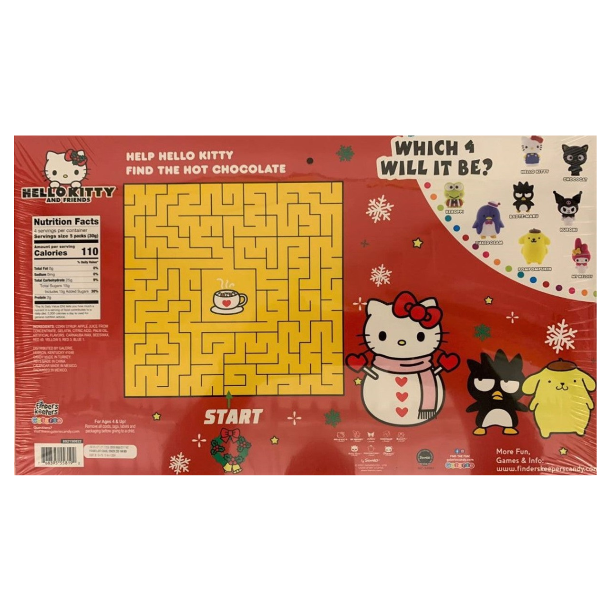 Finders Keepers Hello Kitty Holiday Countdown 11.08oz -6ct – I Got Your ...