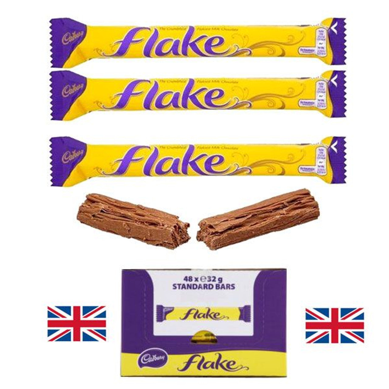 Flake Bar 1.12oz (UK) - 48ct – I Got Your Candy