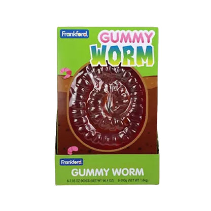 Frankford Giant Gummy Worm Candy 7.05oz - 16ct