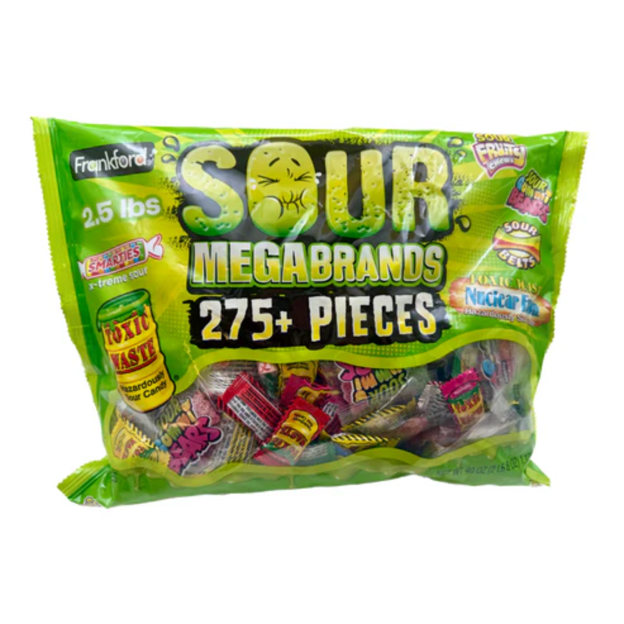 Sour MegaBrands 275 Piece Halloween Candy Mix 5ct