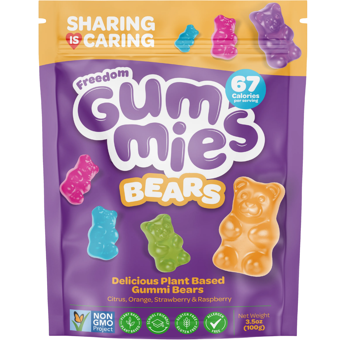 Freedom Gummies Bears 6oz 18ct