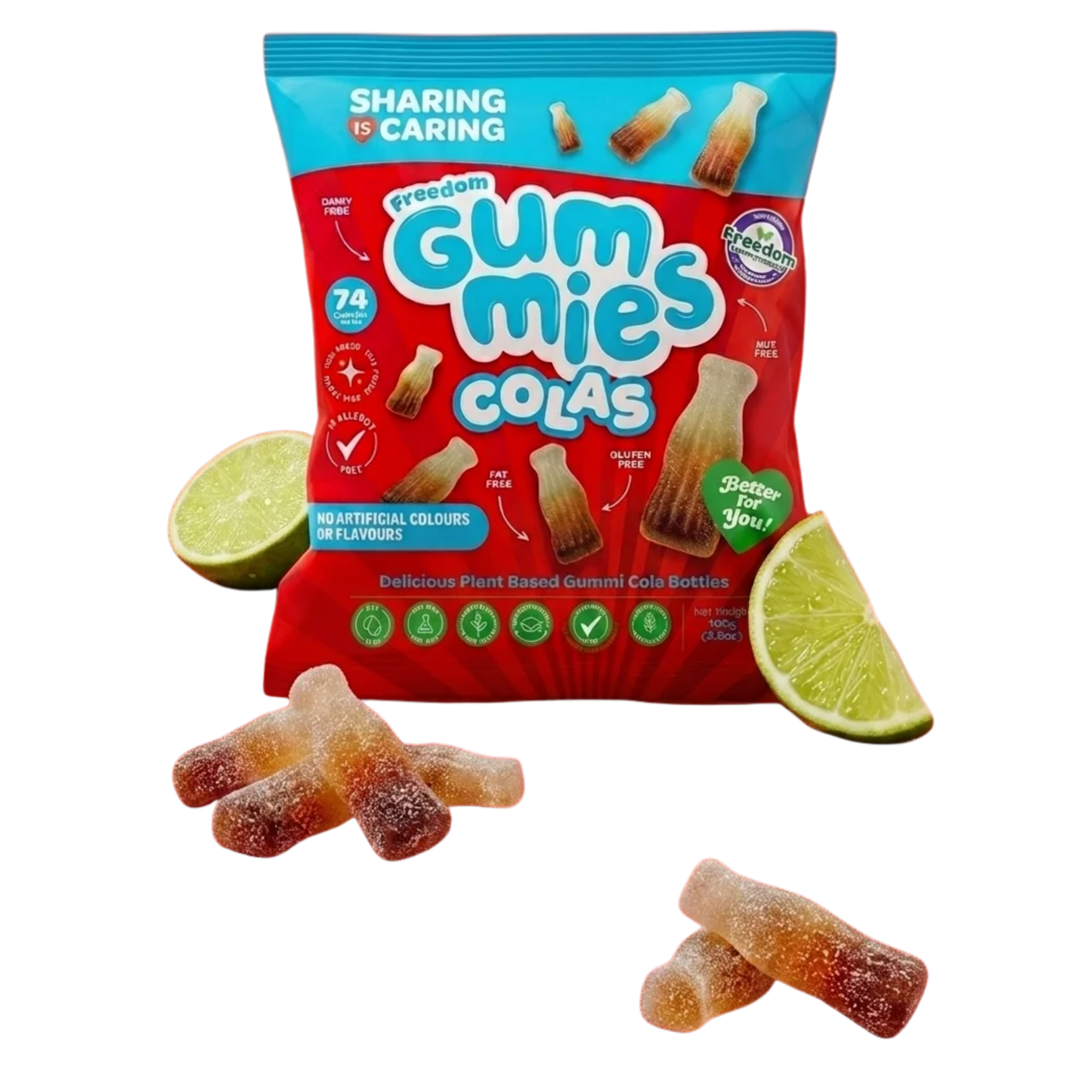 Freedom Gummies Colas 6oz 18ct