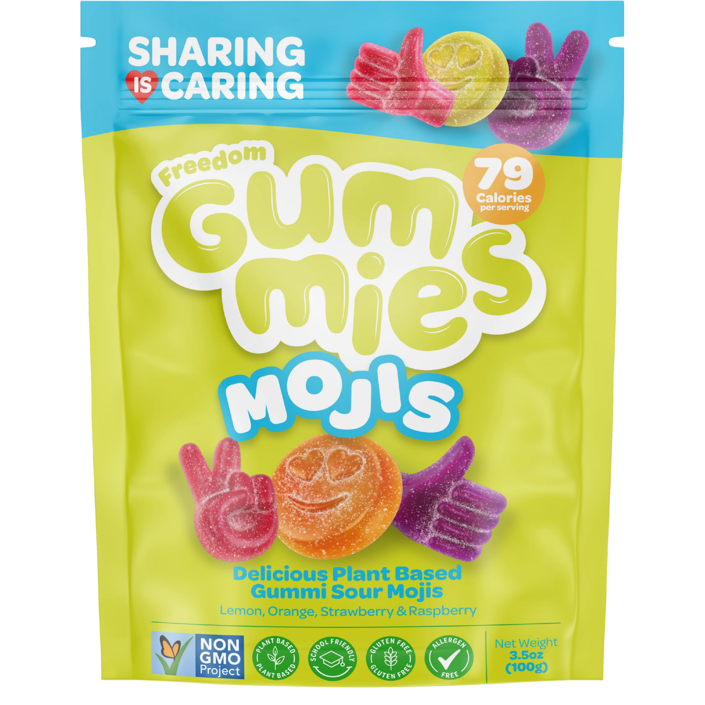 Freedom Gummies Mojis 6oz 18ct