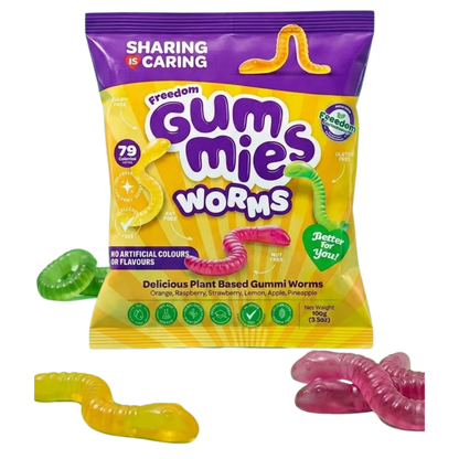 Freedom Gummies Worms 6oz 18ct