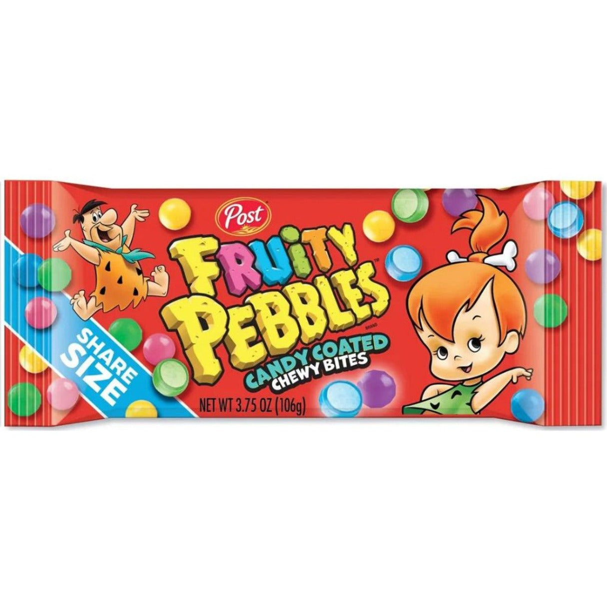 Fruity Pebbles Candy Coated Chewy Bites 3.75oz - 12ct