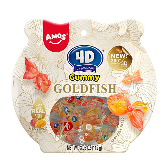 4D Gummy Goldfish Bag 3.95oz - 12ct